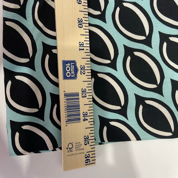 Diane Von Furstenburg 100% Silk Knit Tunic Dress Nana Size 10 - Picture 10 of 16